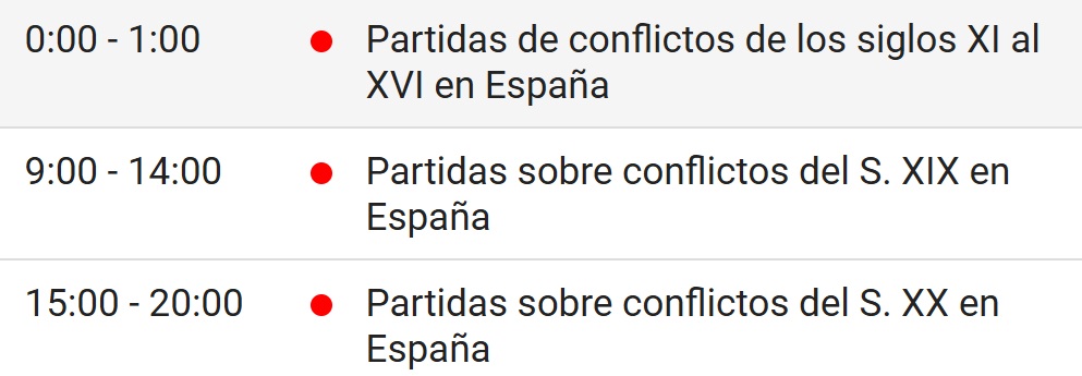 CONTEXTOS SIGUIENTES PARTIDAS