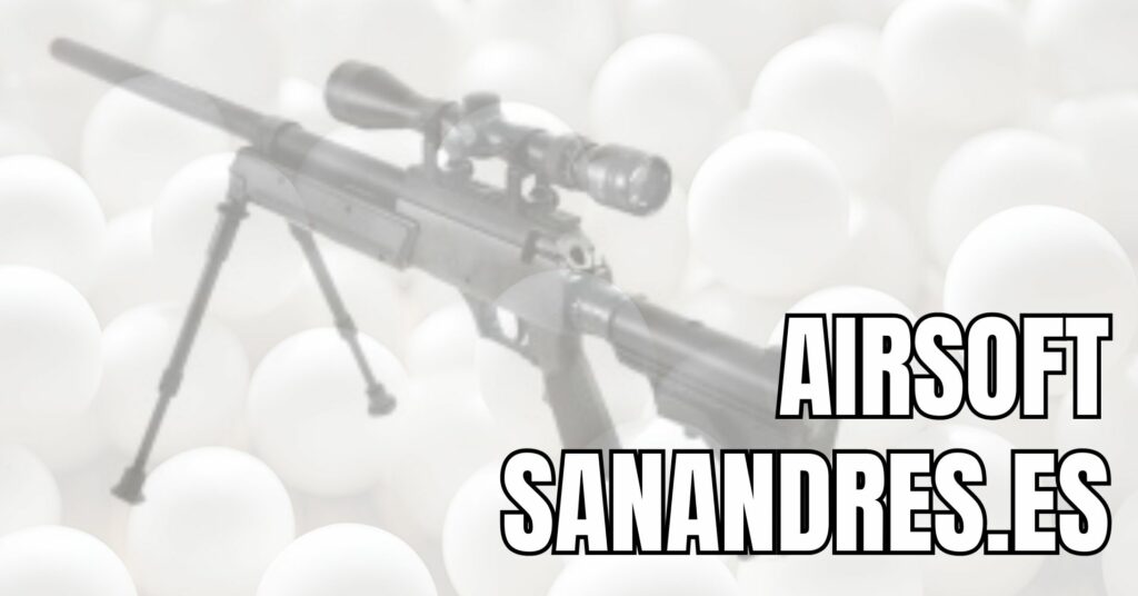 ¿Cuánto alcance tiene un francotirador de airsoft?