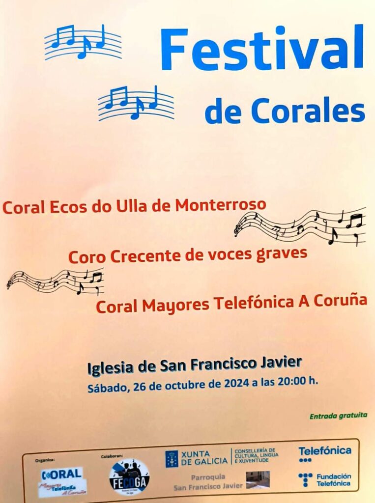 CATÓLICOS EN LA CORUÑA – Festival de Corales en la Parroquia de San Francisco Javier