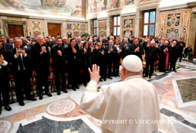 CATÓLICOS EN VALENCIA – El Arzobispo de Valencia y sus auxiliares electos asisten a la audiencia con el Papa en el inicio del IPJPII