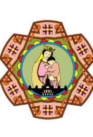CATÓLICOS EN VALENCIA – La Catedral de la Almudena despliega este sábado una alfombra floral con la imagen de la Virgen y el Niño con los colores de la bandera valenciana