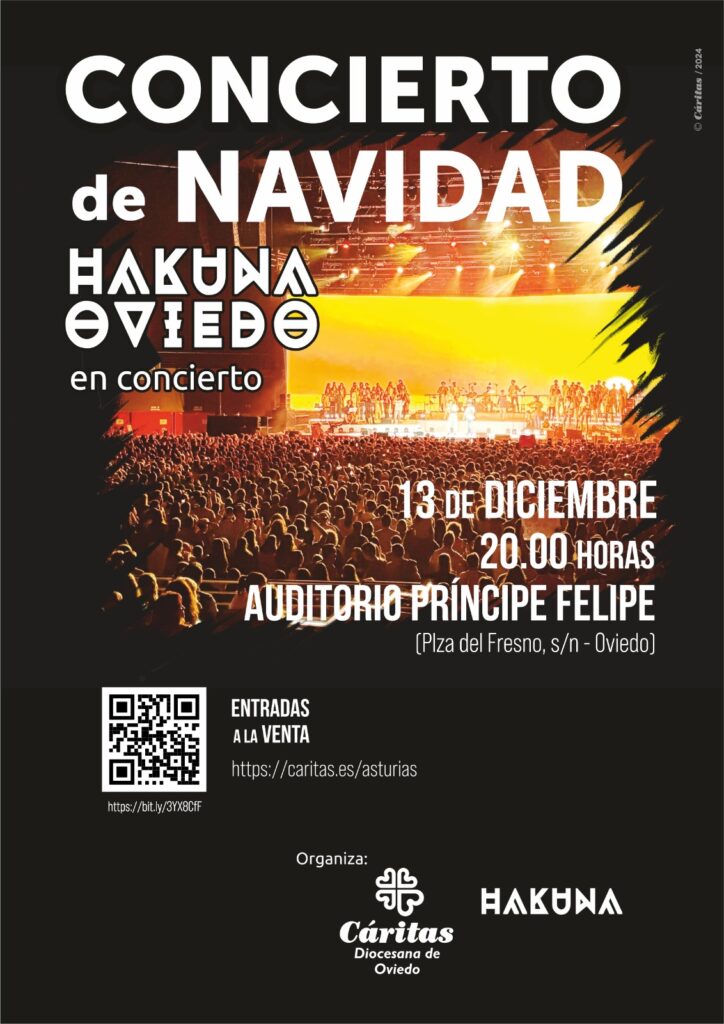 CATÓLICOS DE ASTURIAS – Concierto de Navidad de Hakuna en el Auditorio Príncipe Felipe de Oviedo