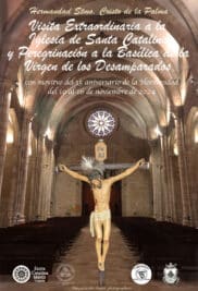 CATÓLICOS EN VALENCIA – La imagen del Santísimo Cristo de la Palma visita la Iglesia de Santa Catalina