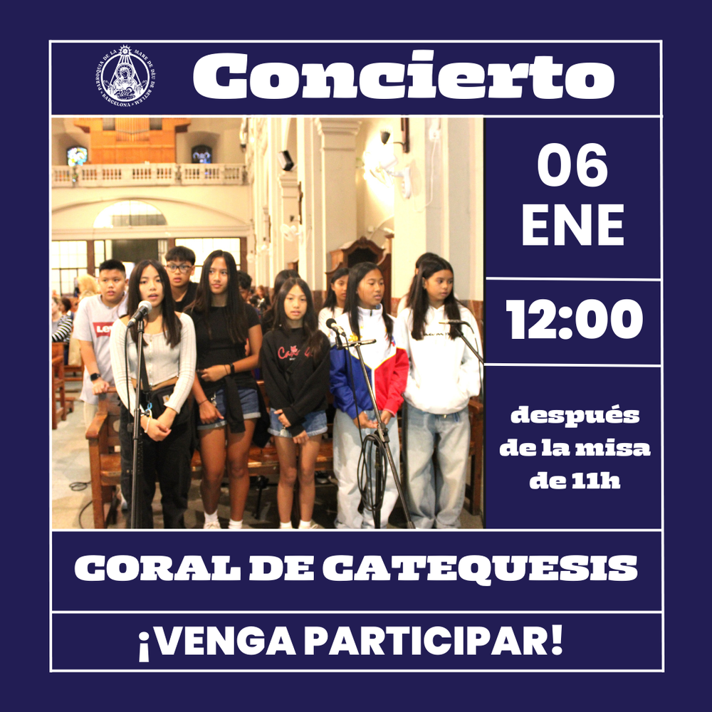 CATÓLICOS EN BARCELONA – Concert del Cor de Catequesi