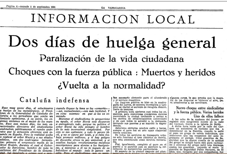 Tradicionalismo – Entusiasta defensa del aborto en La Vanguardia