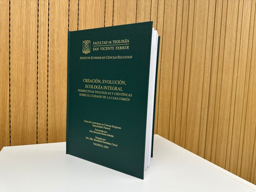 CATÓLICOS EN VALENCIA – Nuevo licenciado en Ciencias Religiosas con una tesina sobre la creación, la evolución y la ecología integral