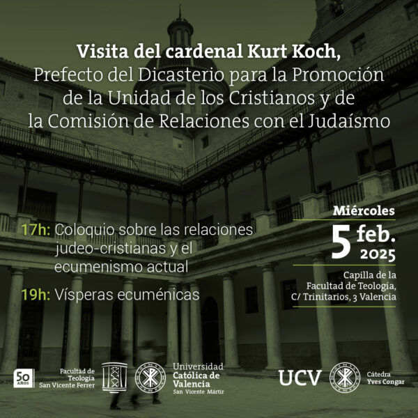 CATÓLICOS EN VALENCIA – Solemne acto de conmemoración del 50 aniversario de la Facultad de Teología e investidura como doctor honoris causa del cardenal Koch