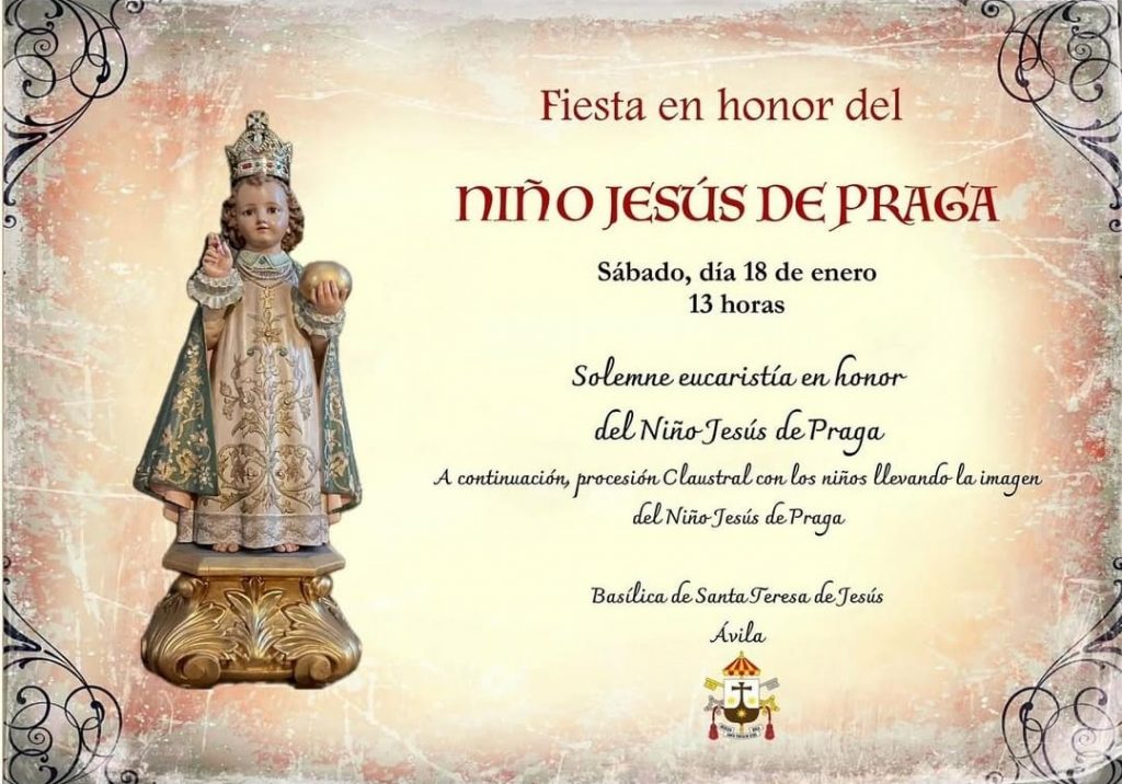 CATÓLICOS EN ÁVILA – Ávila recupera la devoción del Niño Jesús de Praga
