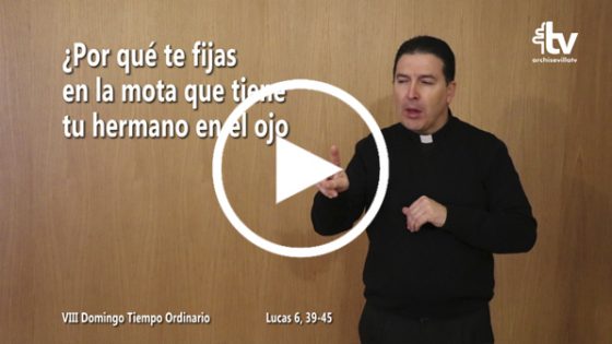 CATÓLICOS EN SEVILLA – Evangelio del VIII Domingo de Tiempo Ordinario en Lengua de Signos Española (ciclo C)