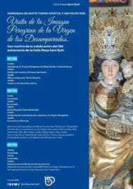 CATÓLICOS EN VALENCIA – La imagen peregrina de la Virgen de los Desamparados visita este fin de semana la parroquia Santo Tomás Apóstol y San Felipe Neri