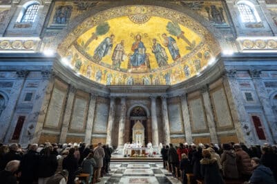 CATÓLICOS EN VALENCIA – La peregrinación valenciana sigue su camino jubilar en San Pablo Extramuros: «llamados a ser testigos»