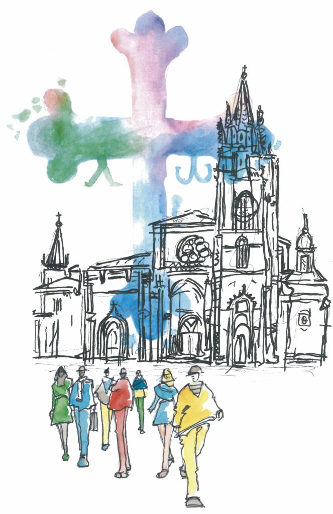 CATÓLICOS DE ASTURIAS – Un logo de las Unidades Pastorales que representa «una Iglesia viva y variopinta»