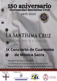 CATÓLICOS EN VALENCIA – La Hermandad de la Santísima Cruz de Gandia inicia su 150 aniversario con el IX Concierto de Cuaresma de Música Sacra