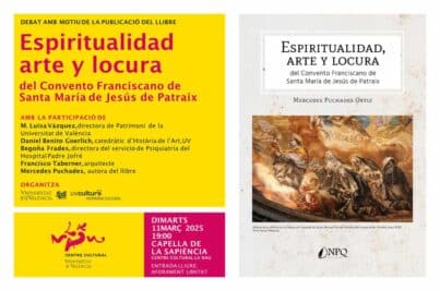 CATÓLICOS EN VALENCIA – Mesa de debate, este martes,  en torno al libro «Espiritualidad, arte y locura» de Mercedes Puchades