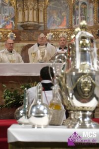 CATÓLICOS EN SALAMANCA – Mons. José Luis Retana al clero: “Renovad vuestras promesas con una ilusión confiada como aquella primera vez”