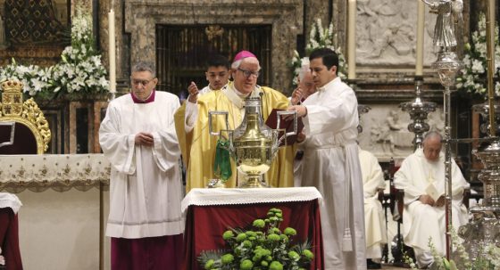 CATÓLICOS EN SEVILLA – El arzobispo agradece al clero diocesano su “trabajo sacrificado” durante la Misa Crismal