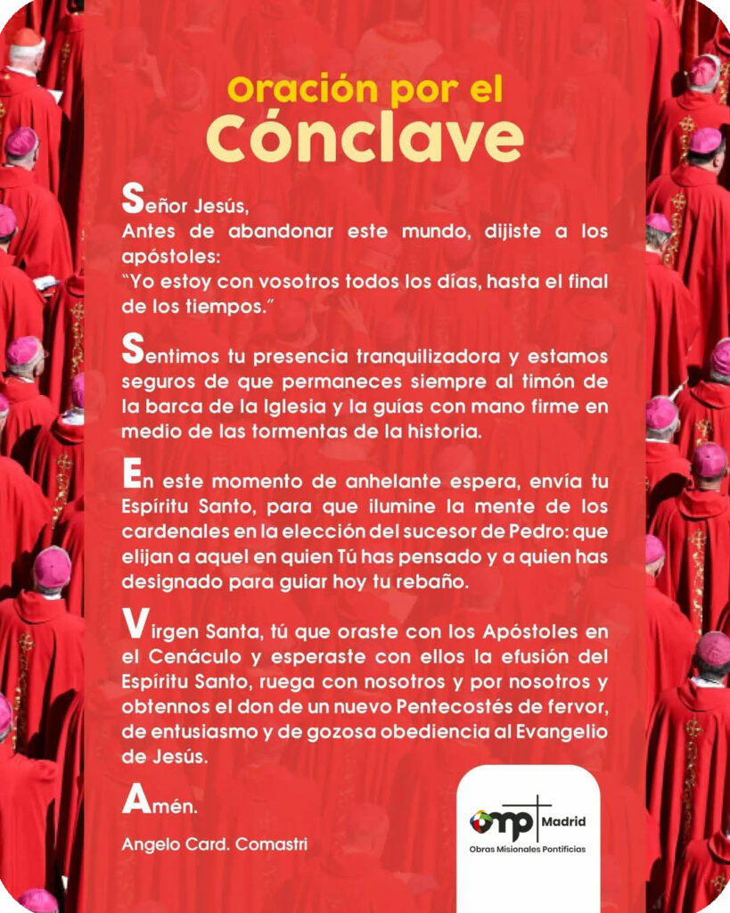 CATÓLICOS EN MADRID – Oración por el Cónclave
