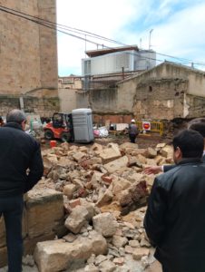CATÓLICOS EN SALAMANCA – Sobre la caída del muro en la calle Tentenecio