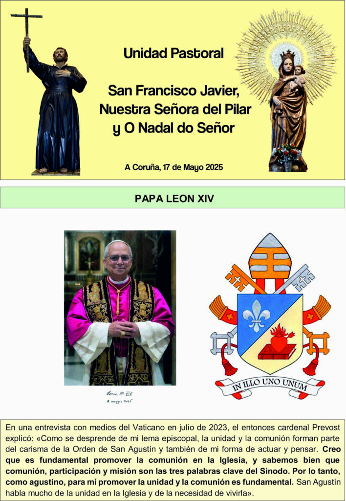 CATÓLICOS EN LA CORUÑA – Boletín Parroquial mes de mayo de 2025