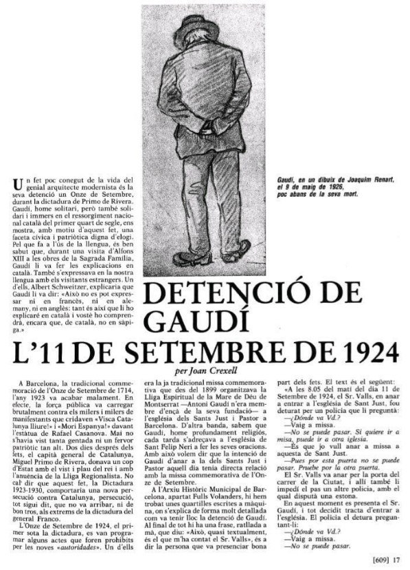 Tradicionalismo – De Gaudí y multas absurdas.