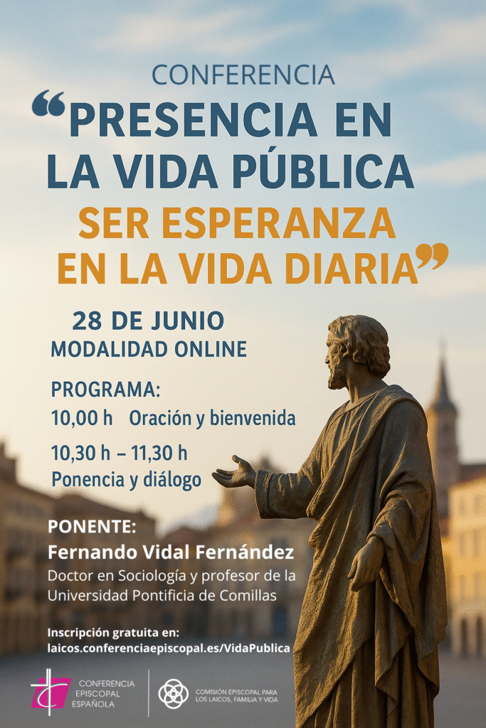 CATÓLICOS EN SALAMANCA – La Comisión para los Laicos de Conferencia Episcopal Española organiza una nueva jornada formativa online