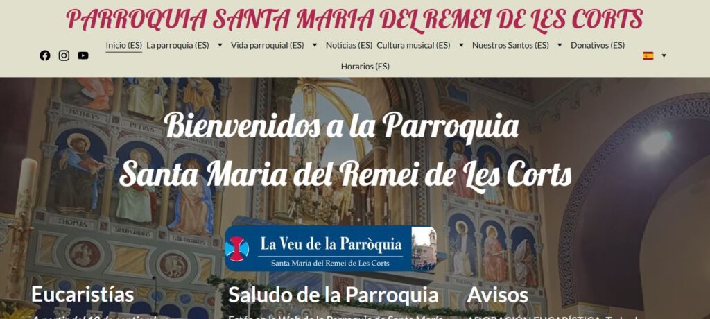 CATÓLICOS EN BARCELONA – NUEVA WEB SANTA MARIA DEL REMEI