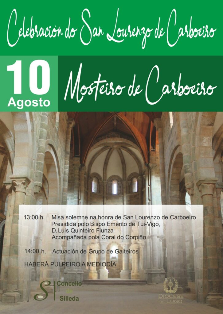 CATÓLICOS DE LUGO – Misa solemne en San Lorenzo de Carboeiro