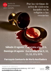 CATÓLICOS EN SALAMANCA – Salamanca reza por quienes sufren persecución a causa de su fe