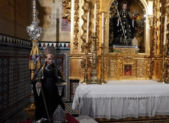 CATÓLICOS EN SEVILLA – Bendición de la imagen de san Benito en la parroquia de Burguillos