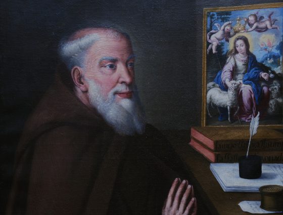 CATÓLICOS EN SEVILLA – Retrato de Fray Isidoro de Sevilla.Capilla del Antiguo Hospital de San Bernardo (Sevilla)
