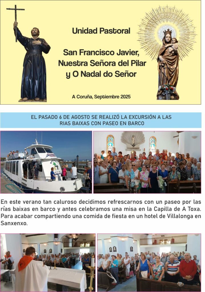 CATÓLICOS EN LA CORUÑA – Boletín Parroquial SEPTIEMBRE 2025
