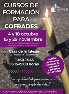 CATÓLICOS EN SALAMANCA – La Coordinadora diocesana de Cofradías presenta el nuevo Curso Cofrade en su pleno anual