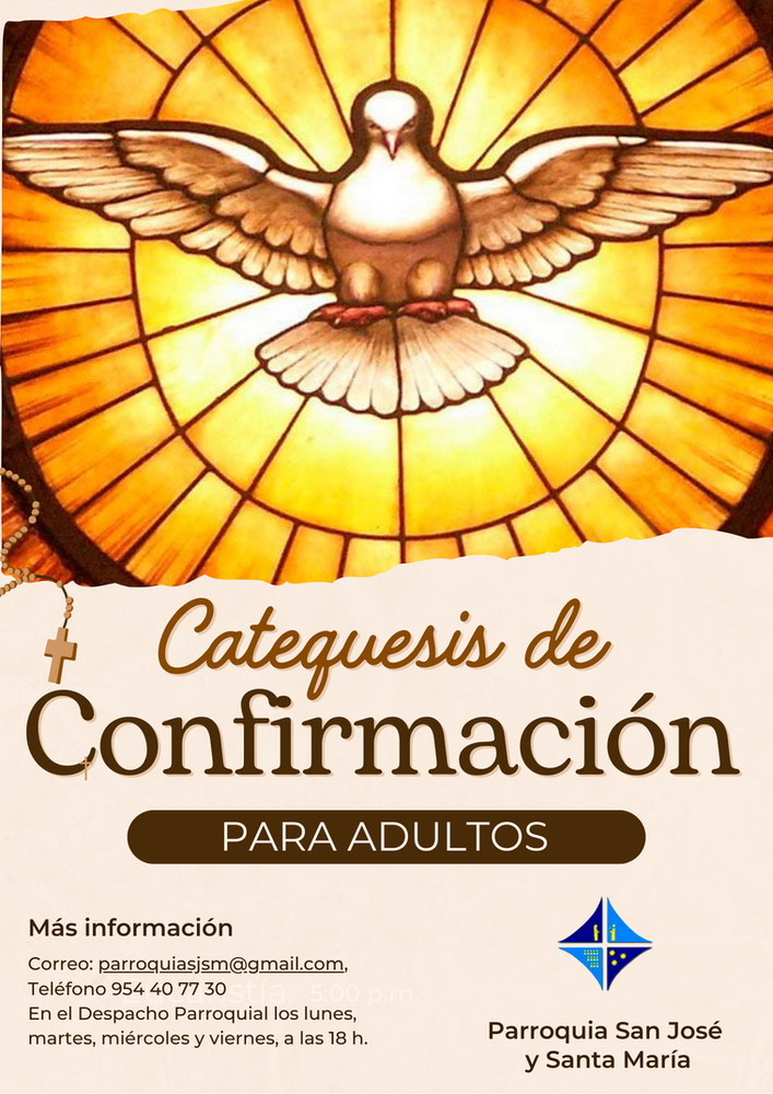 CATÓLICOS EN SEVILLA – Abiertas las inscripciones para el grupo de Confirmación de adultos