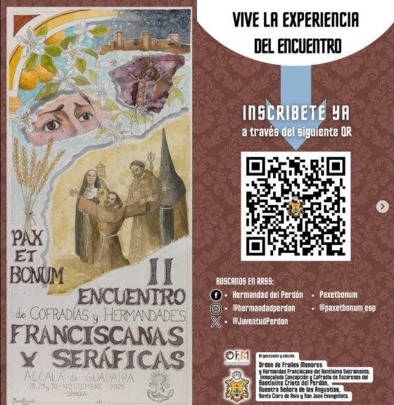 CATÓLICOS EN SEVILLA – Alcalá de Guadaíra acogerá la celebración del II Encuentro Nacional de Cofradías y Hermandades Franciscanas