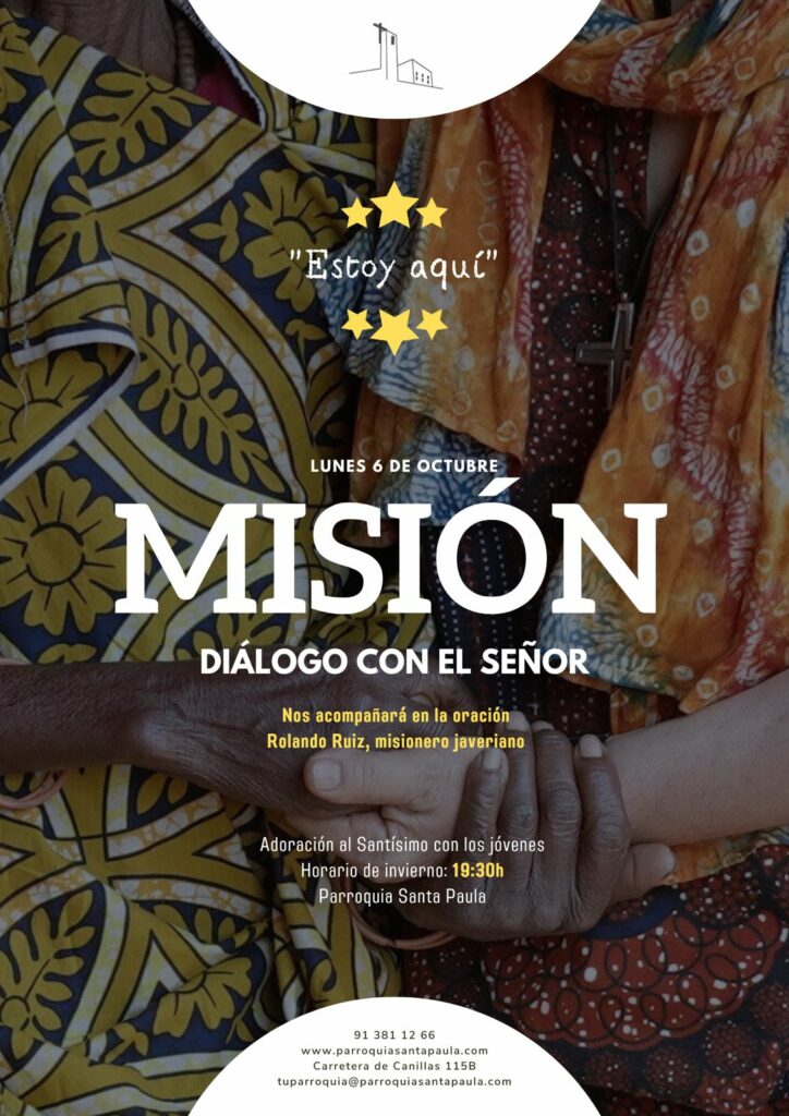 CATÓLICOS EN MADRID – La oración de un misionero entre los jóvenes.