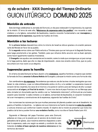 CATÓLICOS EN MADRID – Materiales del DOMUND para los agentes de pastoral