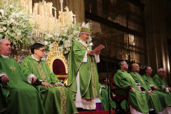CATÓLICOS EN SEVILLA – Mons. Saiz a los cofrades sevillanos: «No me hagáis quedar mal»