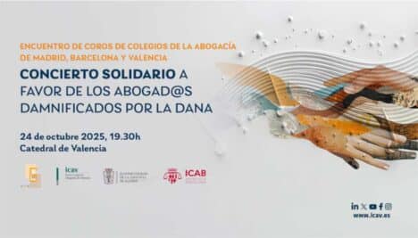 CATÓLICOS EN VALENCIA – Concierto solidario en la Catedral, a favor de los abogados afectados por la DANA