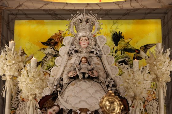 CATÓLICOS EN SEVILLA – Homilía de la Eucaristía y bendición de la nueva imagen de Nuestra Señora del Rocío en el Hospital Virgen del Rocío. Parroquia del Corpus Christi de Sevilla (07-11-2025)