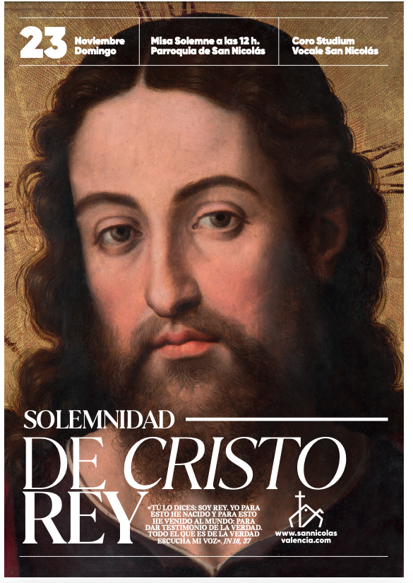 CATÓLICOS EN VALENCIA – San Nicolás celebra la Solemnidad de Cristo Rey