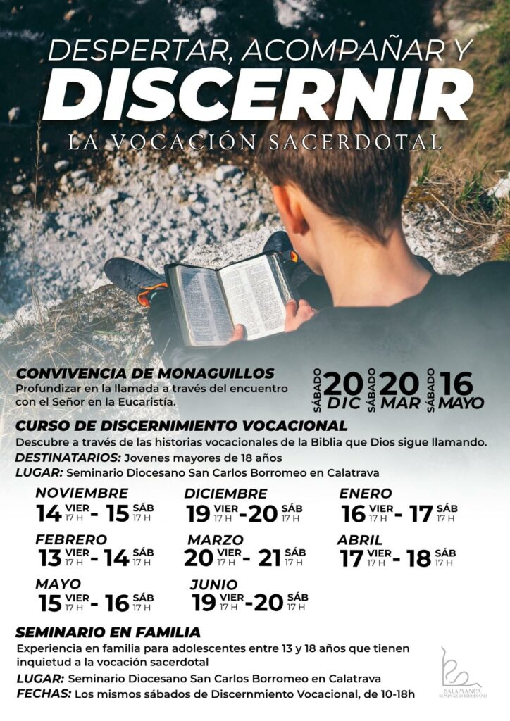 CATÓLICOS EN SALAMANCA – Tres propuestas diocesanas para despertar, acompañar y discernir la vocación sacerdotal