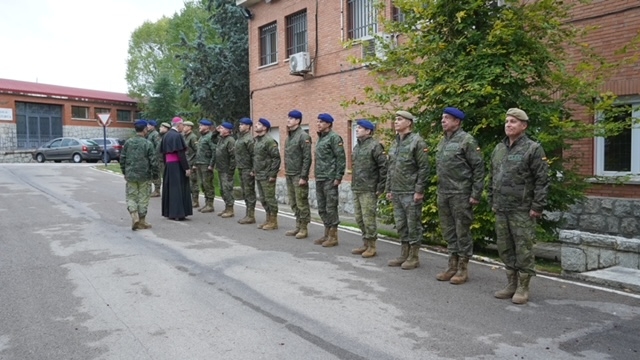 ARZOBISPADO CASTRENSE – Visita pastoral del Arzobispo Castrense de España a la Base FAMET y San Pedro de Colmenar Viejo, Madrid