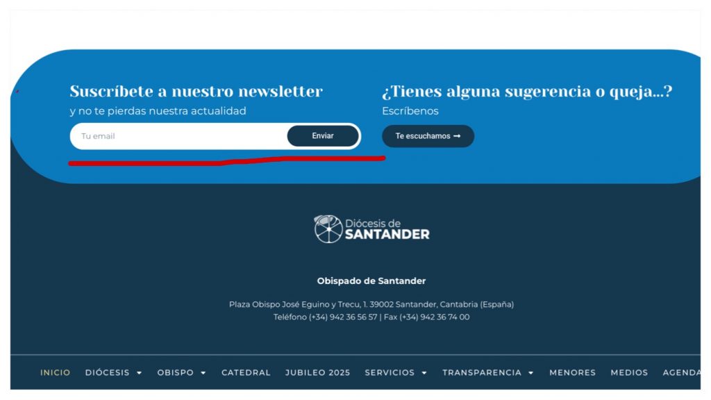 CATÓLICOS EN CANTABRIA – Mantente al día de las últimas noticias de la diócesis a través de nuestra Newsletter semanal y de nuestro canal de WhatsApp