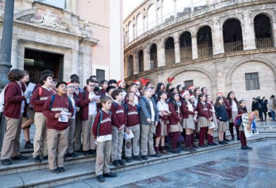 CATÓLICOS EN VALENCIA – Más de mil alumnos de colegios públicos y concertados cantarán villancicos, este viernes, por las calles del centro histórico de Valencia