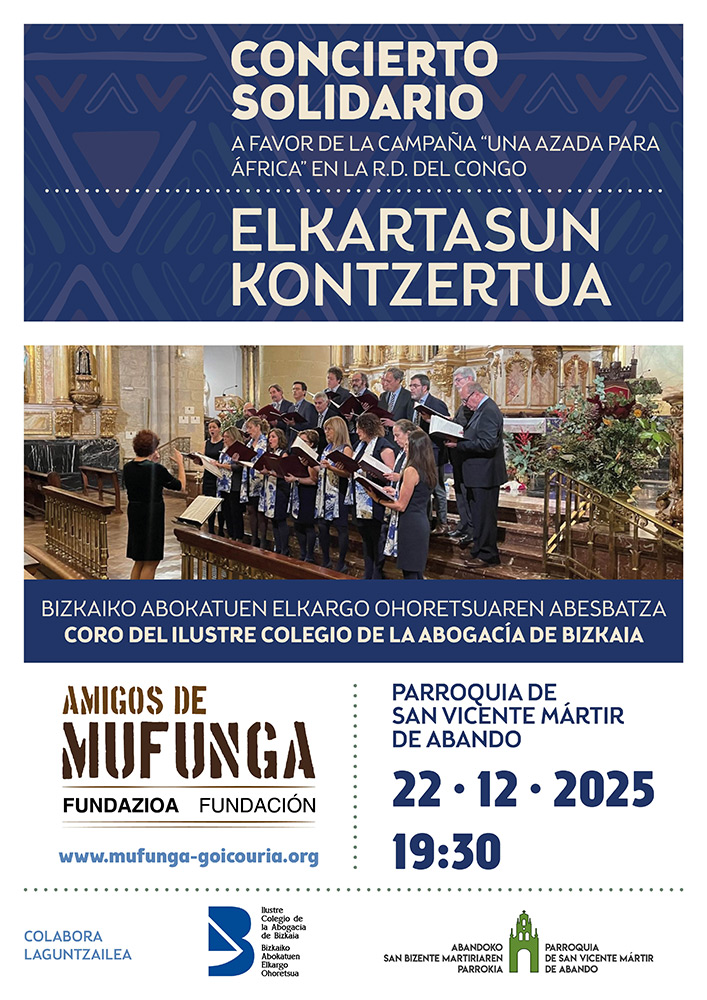 CATÓLICOS DE VIZCAYA – Concierto solidario «Una azada para África» 2025