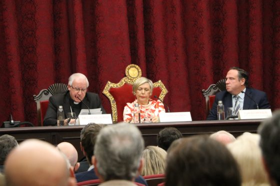 CATÓLICOS EN SEVILLA – Mons. Saiz en la inauguración de la Cátedra Arzobispo Juan del Río: «La universidad y la fe no son mundos contrarios ni paralelos»