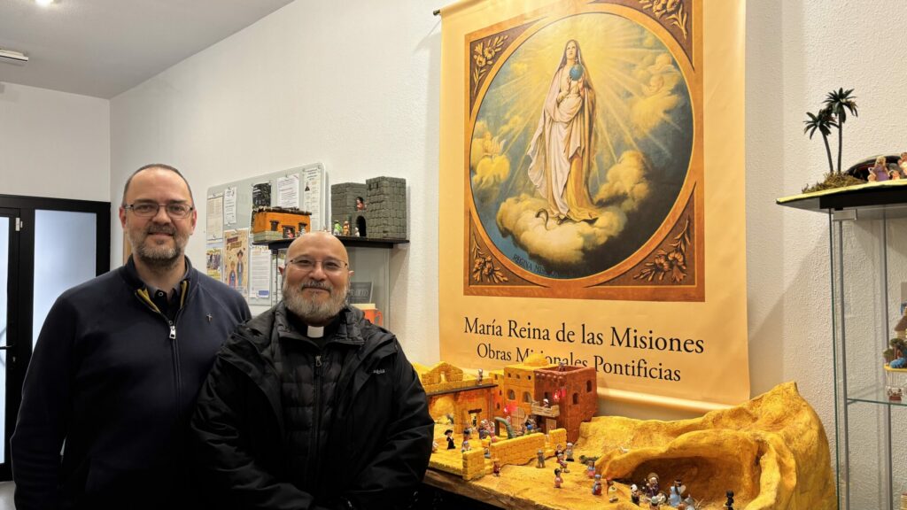 CATÓLICOS EN MADRID – Recibimos la visita del P. Miguel Ángel y del P.  Pablo y y el P. Ángel Cárceles