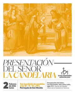 CATÓLICOS EN VALENCIA – La Parroquia de San Nicolás celebra la Candelaria con la bendición de candelas