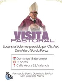 CATÓLICOS EN VALENCIA – Mons. Arturo García realiza la visita pastoral a la parroquia Santo Domingo Savio de Valencia