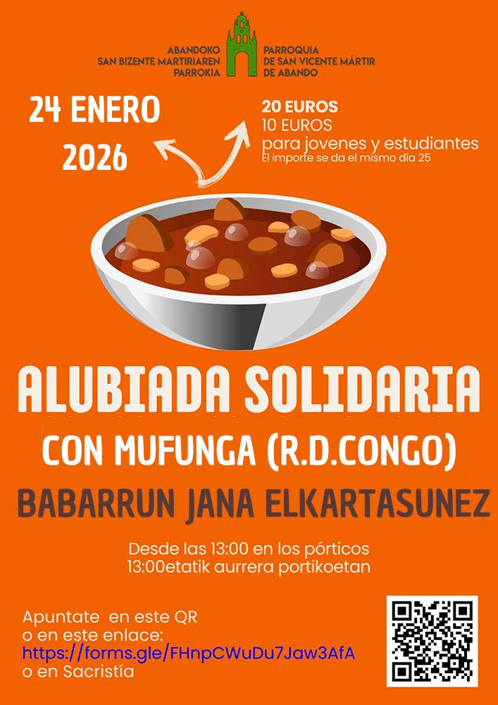 CATÓLICOS DE VIZCAYA – Alubiada Solidaria 2026